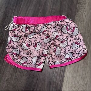 Build A Bear BAB Sanrio Hello Kitty Pajamas Shorts Pink Silk Silky VERY RARE HTF